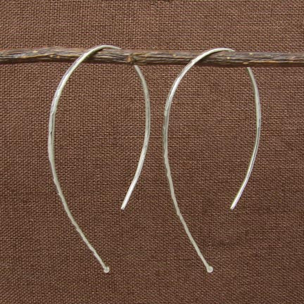 WORLD FINDS - Hammered Curl Earrings - The Nature of Beauty