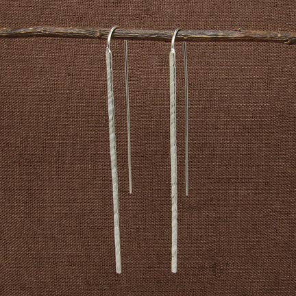WORLD FINDS - Hammered Icicle Earrings - The Nature of Beauty