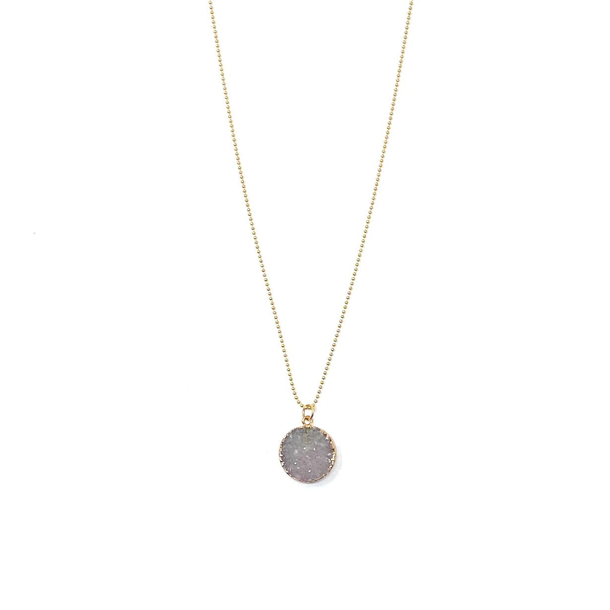 Luna Norte Druzy Quartz Genuine Stone Necklace Set in 2024 | Stone necklace  set, Druzy quartz, Stone necklace