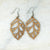Carved Wood Earrings