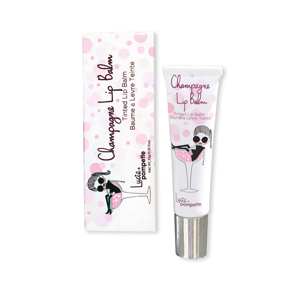 Lucie and Pompette Champagne Lip Balm