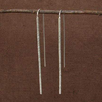 WORLD FINDS - Hammered Icicle Earrings - The Nature of Beauty