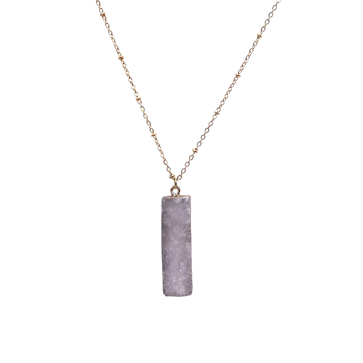 Quartz + Gold Necklace