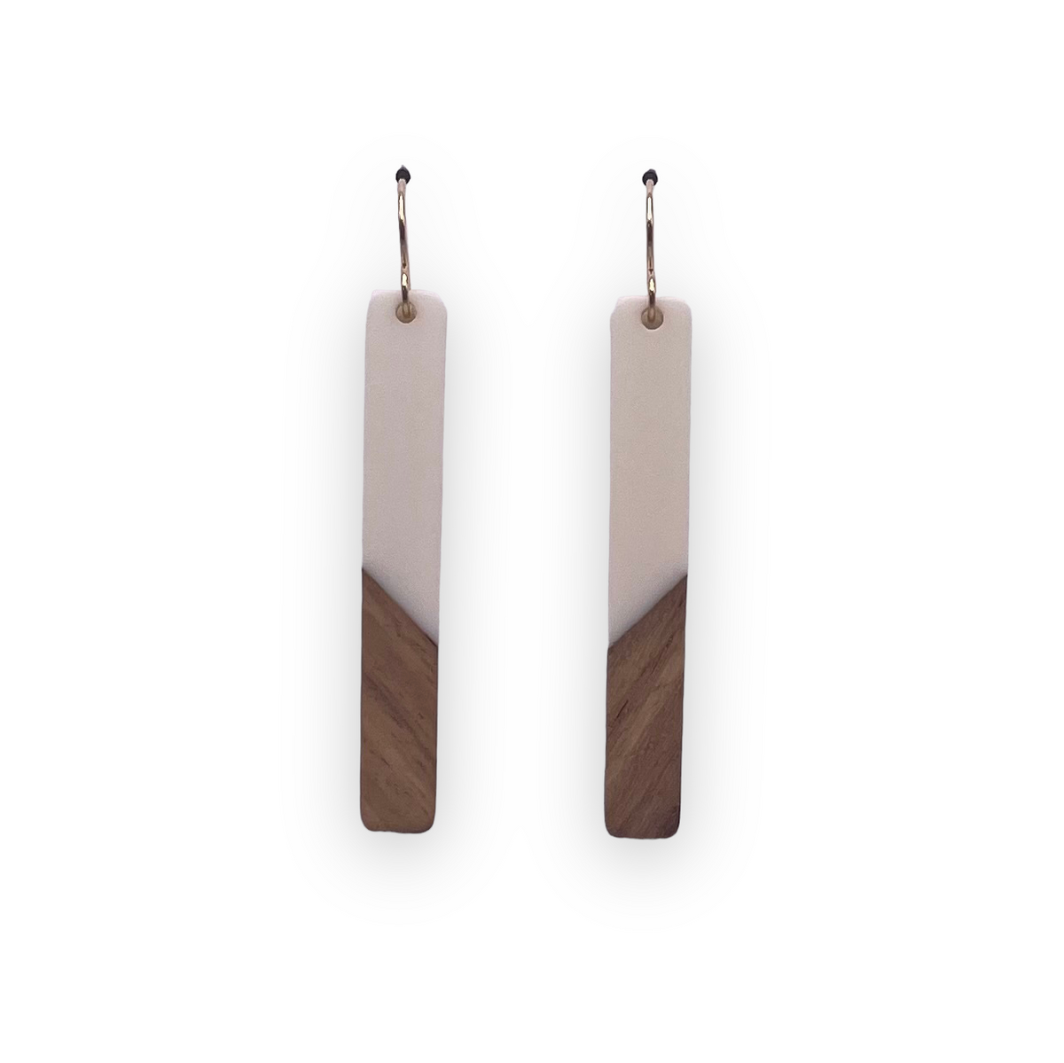 Resin + Wood Earrings