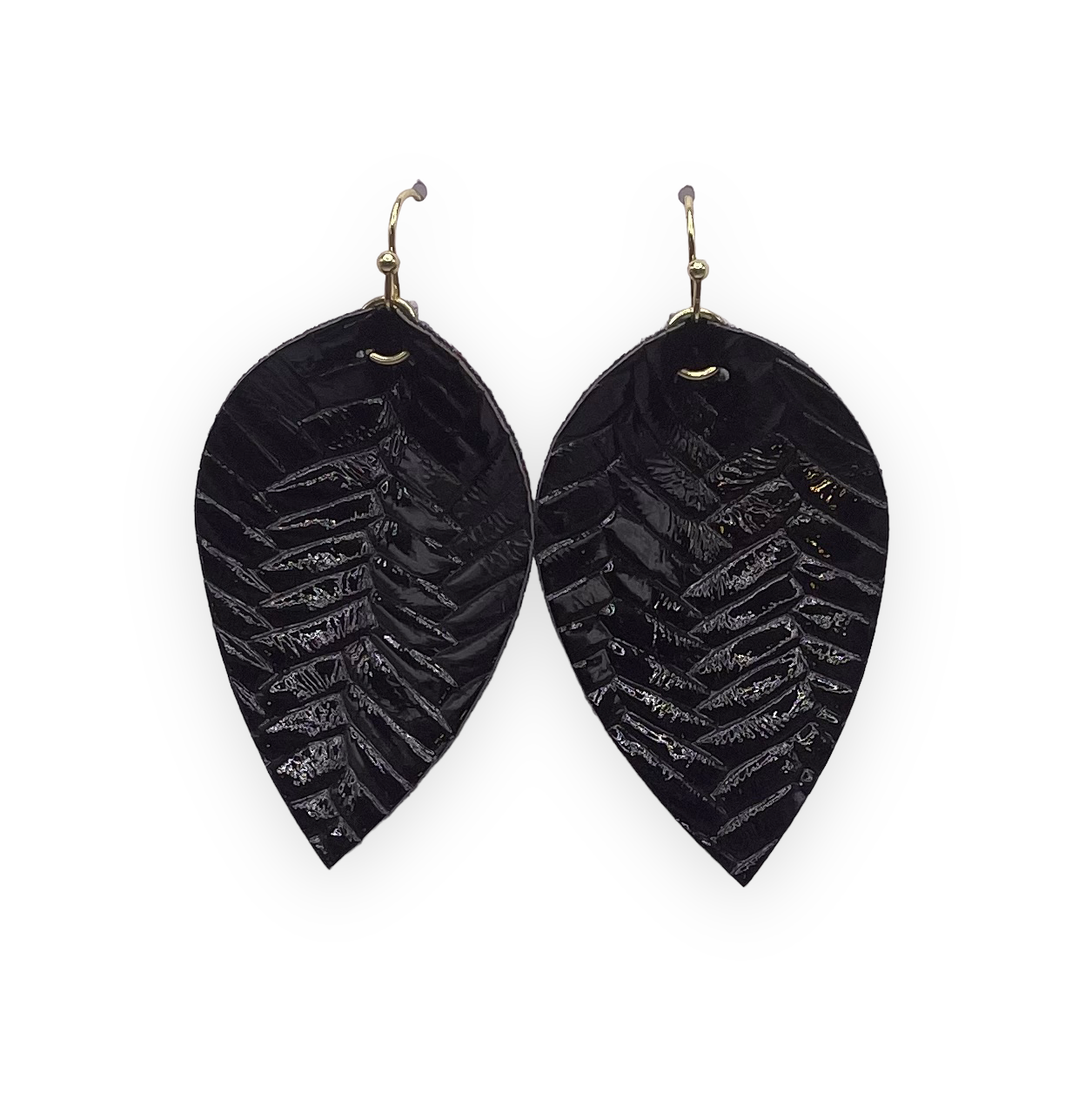 The Feuilles Double Leaf Leather Earrings - Silver & Rose Gold – The  Lemonade Boutique LLC